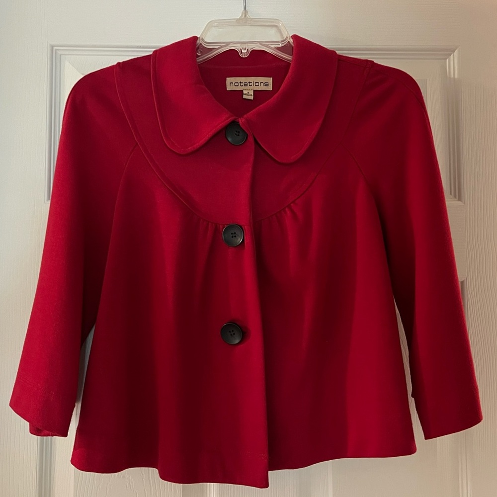 Vintage Notations jacket. Sz small